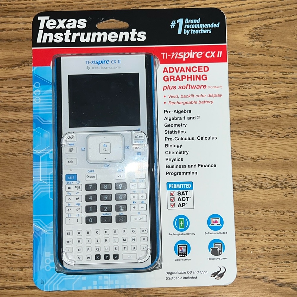NWT Texas Instruments TI-Nspire CX II - Color Graphing Calculator